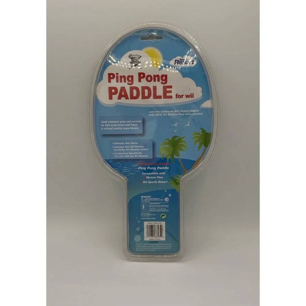 Wii Sports Resort Ping Pong Paddle Compatible With Motion Plus
